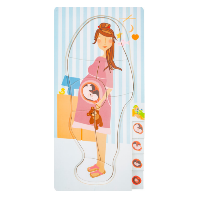 Puzzle do Corpo Humano: Gravidez | Small Foot