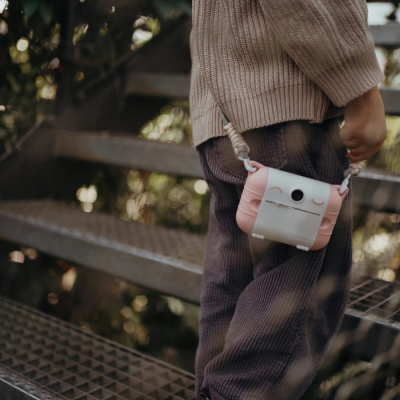 Máquina Fotográfica com impressão: Rosa | KidyWolf