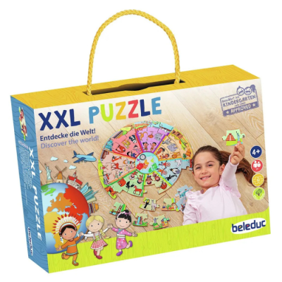 Puzzle XXL: Descobrir o Mundo | Beleduc