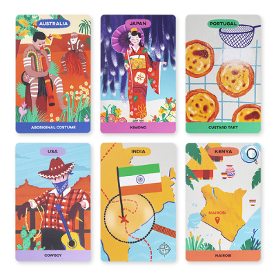 Around the World: 7 - Family card game | Edicare