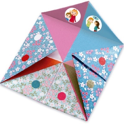 Origami com Autocolantes: Quantos Queres Flores | Djeco