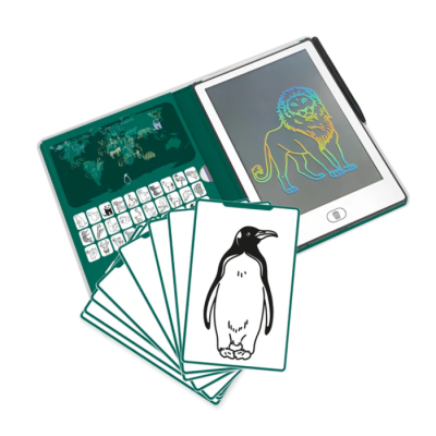 Tablet Mágico com ilustrações: Animais Selvagens | KidyWolf