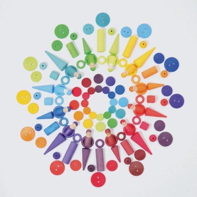 Moedas Arco-Íris de Madeira | Grimm's