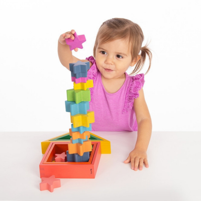 Estrelas de madeira Arco-Íris | Tickit