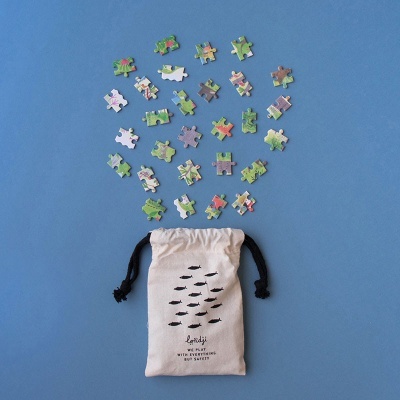 Pocket Puzzle - Day & Night in the Florest [100 peças] | Londji