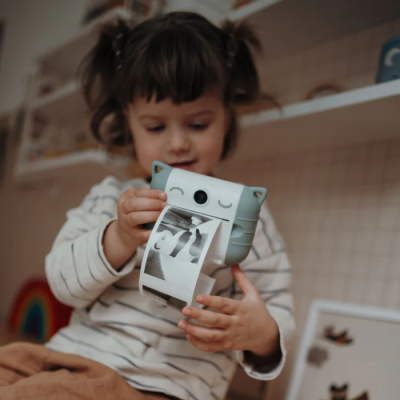 Máquina Fotográfica com impressão: Verde | KidyWolf