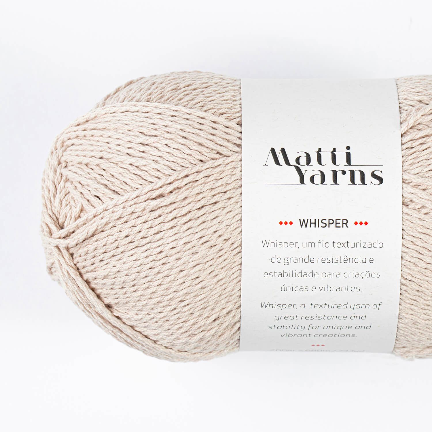 Whisper | Matti Yarns | 1006 Linho/Pedra