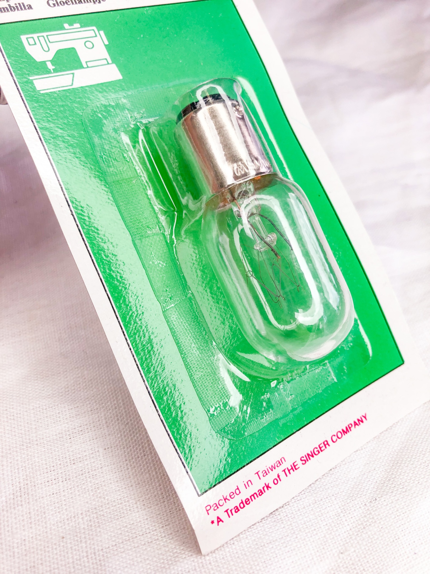 Lâmpada para Máquina de Costura | Singer