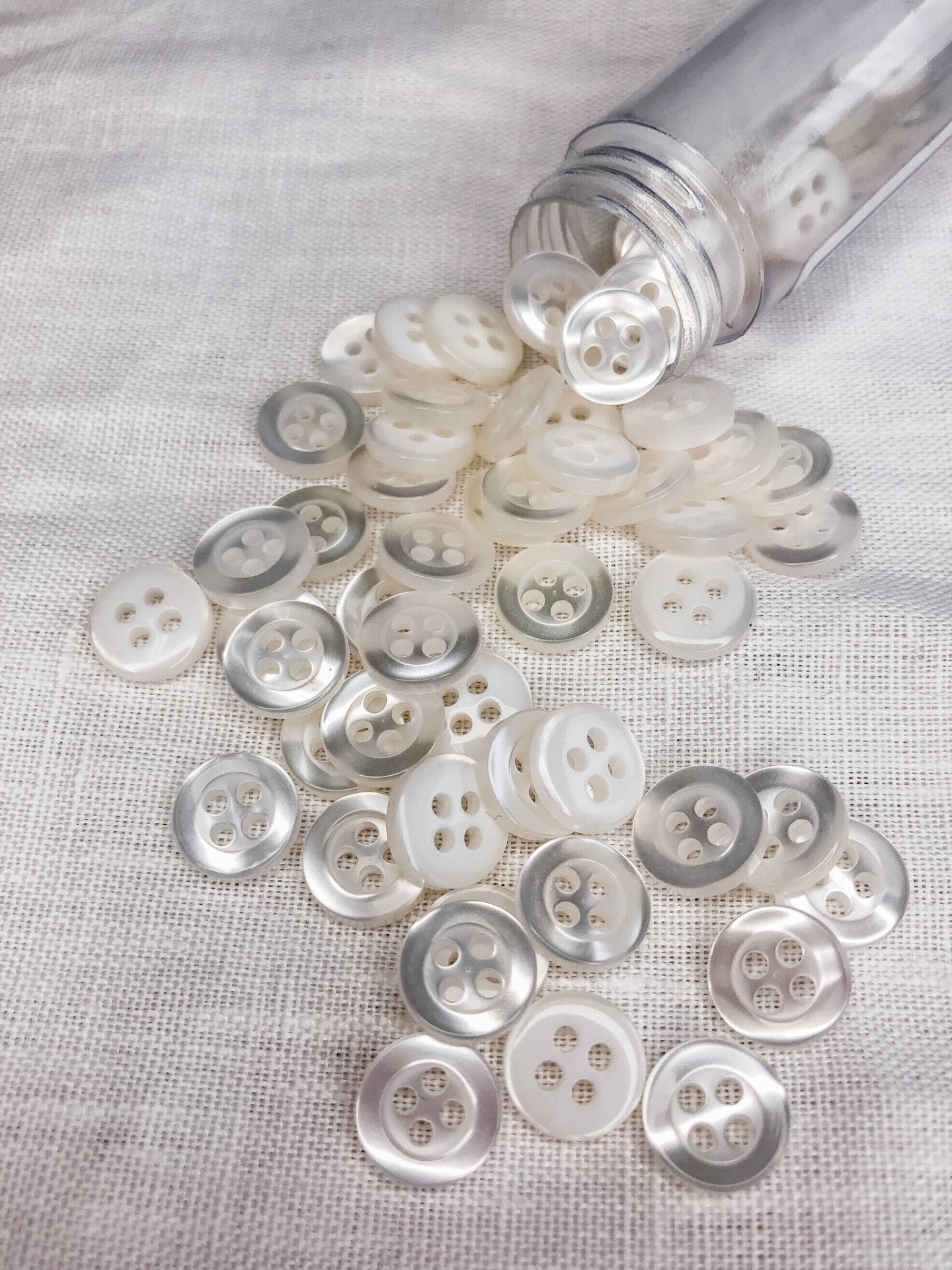 Botão | 10 mm | 1 Branco