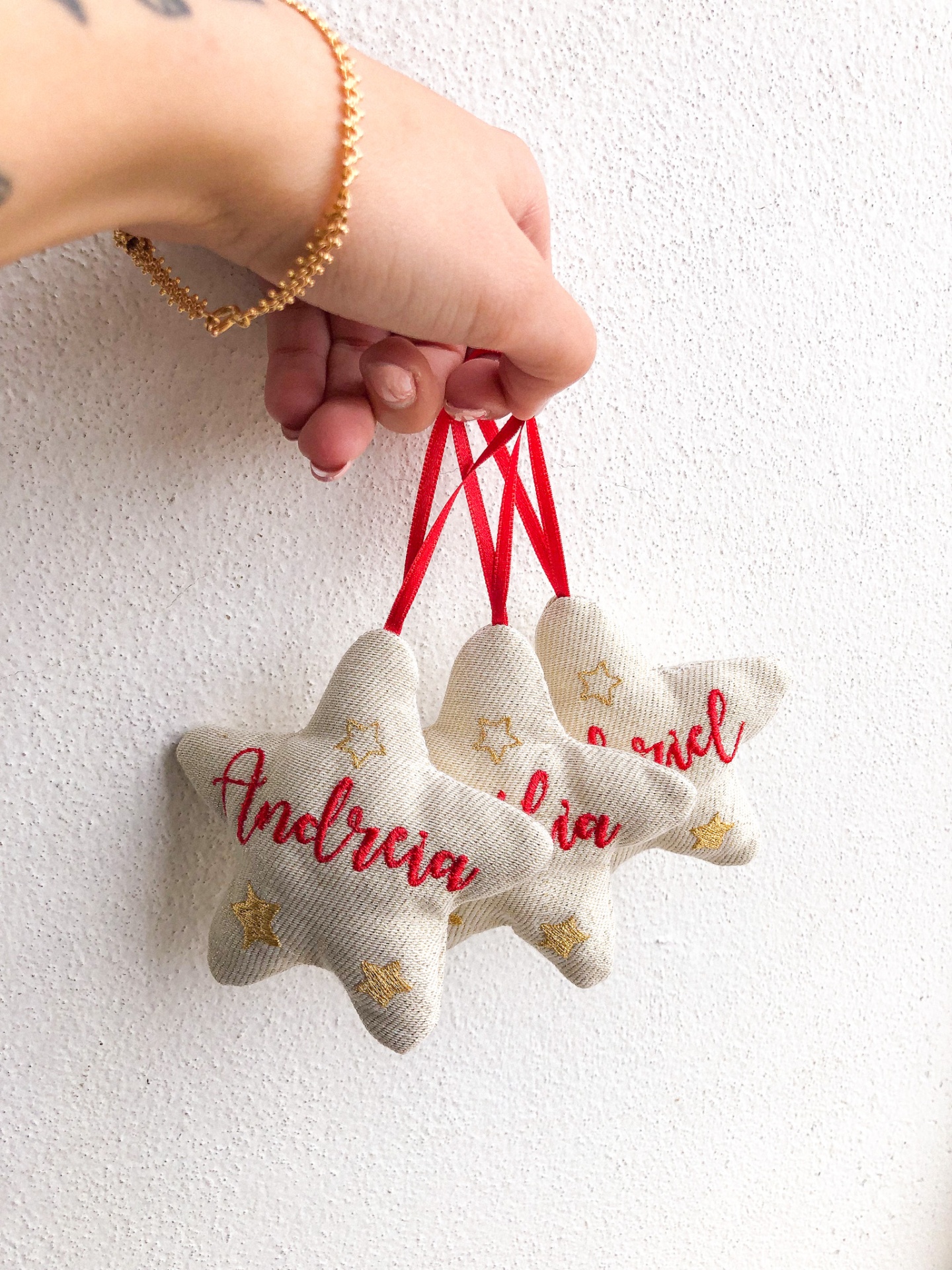 Estrelas de Natal | Nomes Natalícios | Pack de 6