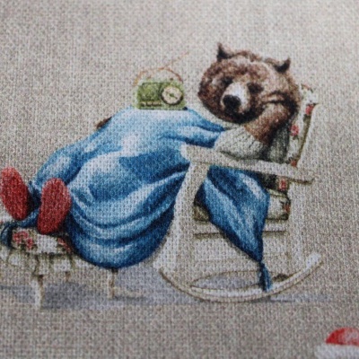 Canvas Natal Animais Vintage