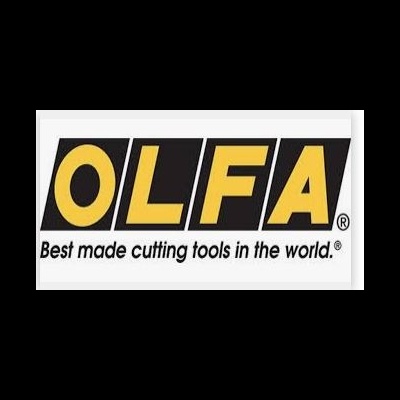 Logotipo OLFA com slogan em fundo branco