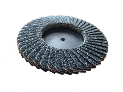 Disco abrasivo de aba plana Ø 50 mm Grão 60 conexão de rosca rápida (10 unid.)