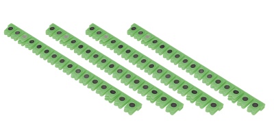 CONJUNTO DE 4 PROTETORES DE LIXAGEM MAGNÉTICA PARA BORDAS DE PAINÉIS