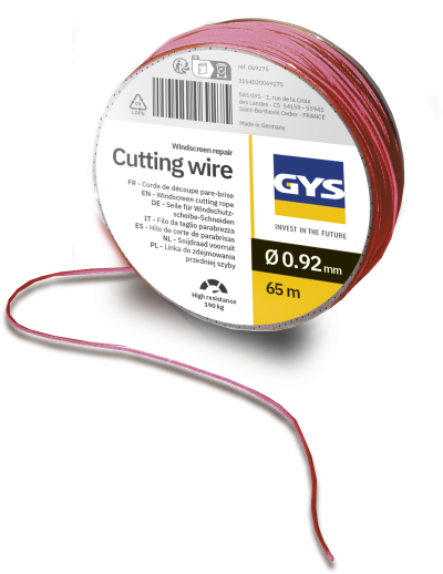 CORDA DE CORTE DE PARA-BRISA - VERMELHO (0,92mm / 65m)