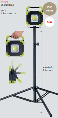 Lâmpada de tripé 3000L