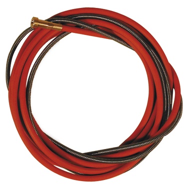 Bainha de metal 4 mt para fio de aço Ø 1.0 / 1.2 - Vermelho