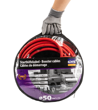 CABOS DE AJUSTE PRO 1000A - PINÇAS ISOLADAS - Ø50mm² - 2 x 4,5m