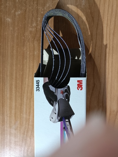 Mini bandas abrasivas 12.7 x 457.2mm g. 36