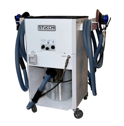 Aspirador móvel de aspiração c/rodas 2 posto