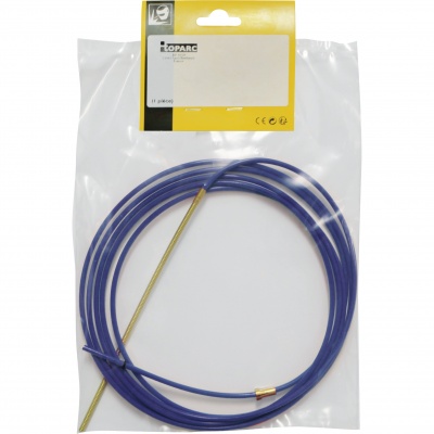 Bainha de teflon 4 m para fio de alumínio Ø 0,6 / 0,8 - Azul