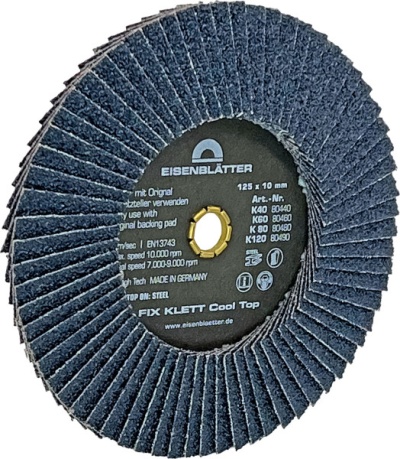 Disco flap elástico FIX Cool Top c/velcro kit 25 unid