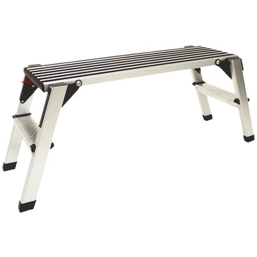 Bancada de trabalho dobrável em alumínio