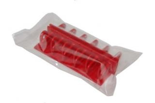 Kit 3 pads vermelho 6x22x156mm base plana