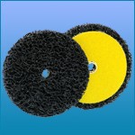 Disco de limpeza com velcro  150 x 10 mm, Esp. 13mm Kits de 5  unidades