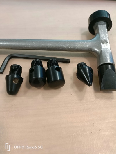 martelo de 5 cabeças semi rígidas diferentes