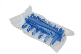 Kit 3 pads azul 6x36x156mm base plana