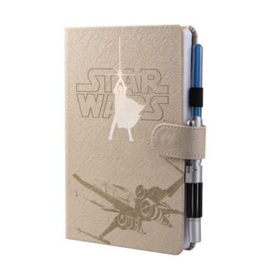 Caderno Premium A5 Star Wars c/ Caneta Lightsaber -  Luke Skywalker