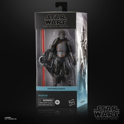Figura de ação Marrok Star Wars The Black Series na embalagem