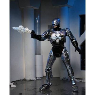 RoboCop Action Figure Ultimate Battle Damaged RoboCop with Chair RoboCop Action Figure Ultimate Battle Damaged RoboCop with Chair