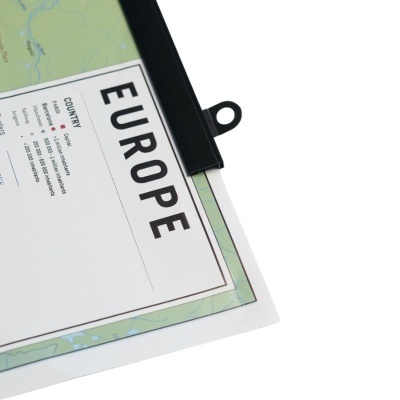 Suporte para Poster Horizontal - Preto