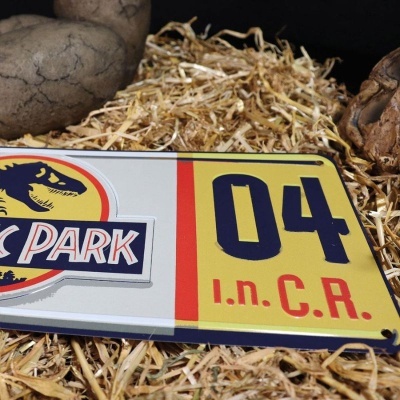 Jurassic Park Replica 1/1 License Plate
