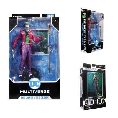 DC Multiverse Action Figure The Joker: The Clown (Batman: Three Jokers)