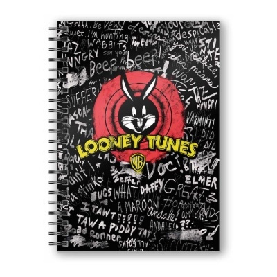 Looney Tunes Notebook with 3D-Effect Bugs Bunny (A5)