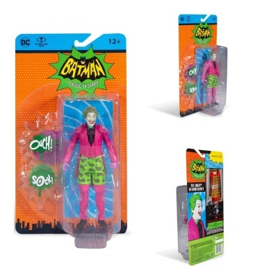 DC Retro Action Figure Batman 66 The Joker Swim Shorts