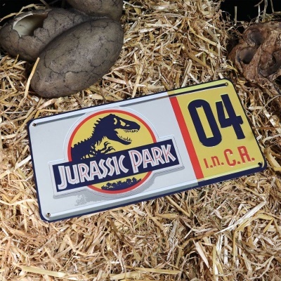 Jurassic Park Replica 1/1 License Plate