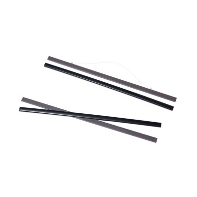 Suporte Magnético para Poster Vertical - Preto