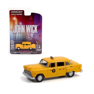 John Wick Chapter 3 Diecast Model 1/64 1974 Checker Motors Marathon