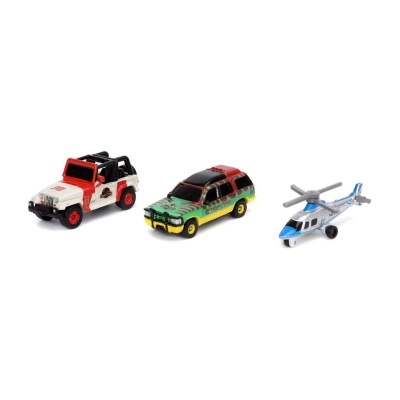 Jurassic World Nano Hollywood Cars Diecast Mini Cars 4-Pack