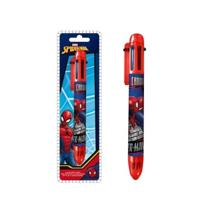 Caneta Marvel Spider-Man (6 Cores)