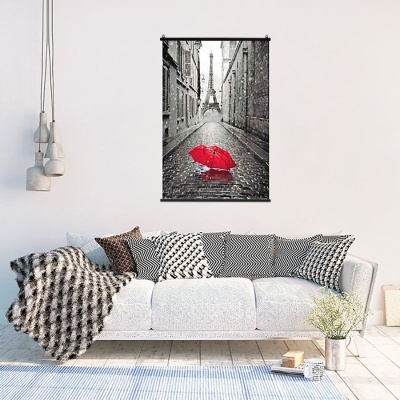 Suporte para Poster Vertical - Preto