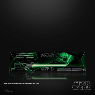 Star Wars Black Series Replica Force FX Elite Lightsaber Yoda