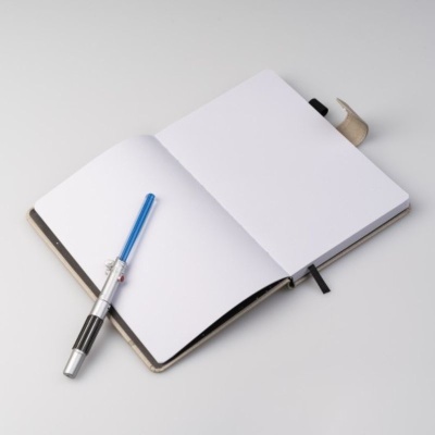 Caderno Premium A5 Star Wars c/ Caneta Lightsaber -  Luke Skywalker