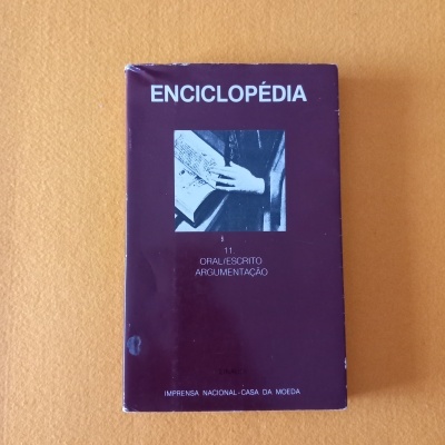 Enciclopédia Einaudi: 11 Oral/Escrito, Argumentação