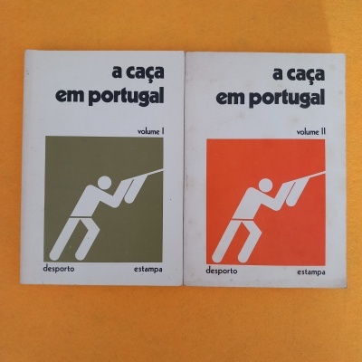 A caça em Portugal - Dois volumes