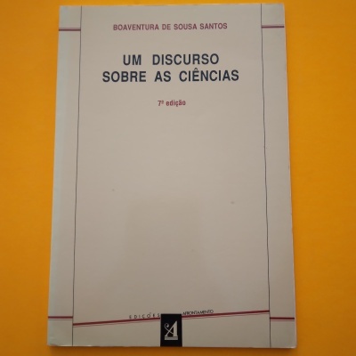 Um Discurso Sobre as Ciências, Boaventura de Sousa Santos
